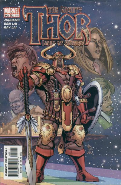 Cover for Thor (Marvel, 1998 series) #62 (564)