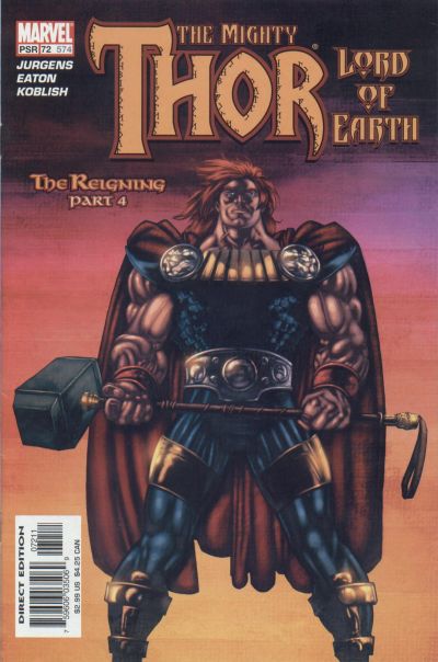 Cover for Thor (Marvel, 1998 series) #72 (574)