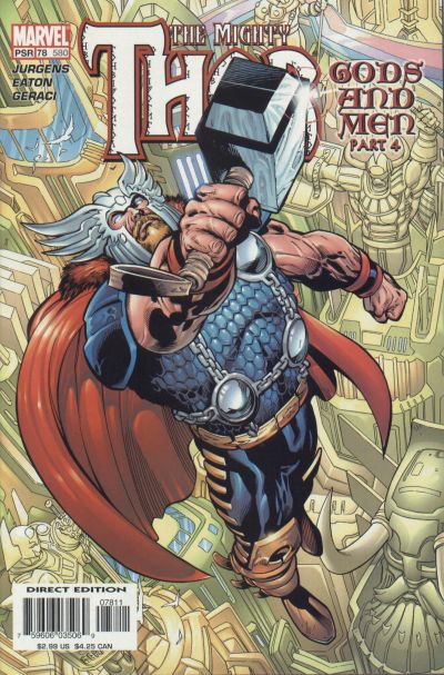 Cover for Thor (Marvel, 1998 series) #78 (580)