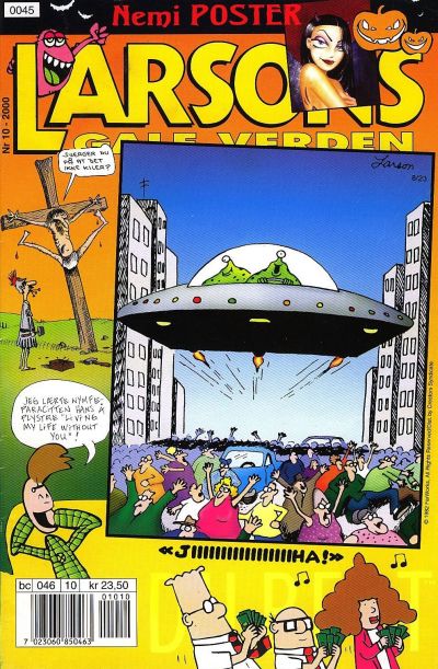 Cover for Larsons gale verden (Bladkompaniet / Schibsted, 1992 series) #10/2000
