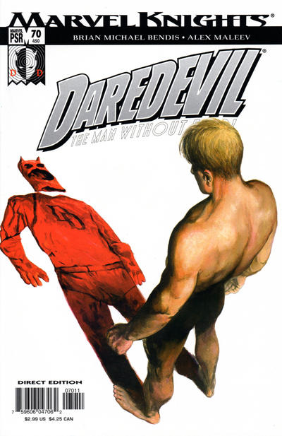 Cover for Daredevil (Marvel, 1998 series) #70 (450) [Direct Edition]