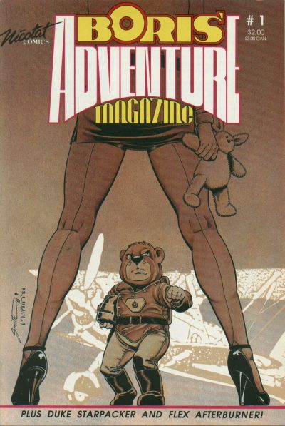 Cover for Boris' Adventure Magazine (Nicotat Comics, 1988 series) #1