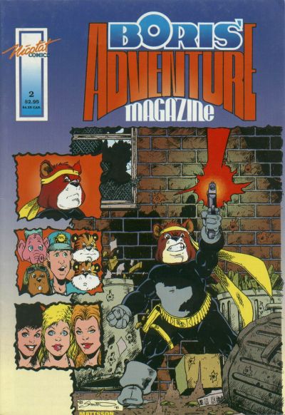Cover for Boris' Adventure Magazine (Nicotat Comics, 1988 series) #2