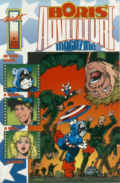 Cover for Boris' Adventure Magazine (Nicotat Comics, 1988 series) #3