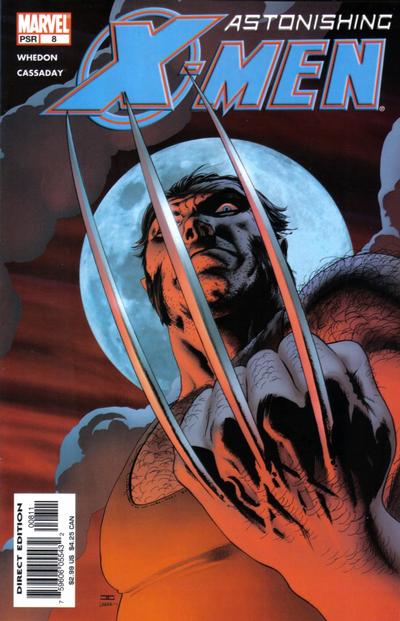 Cover for Astonishing X-Men (Marvel, 2004 series) #8 [Direct Edition]