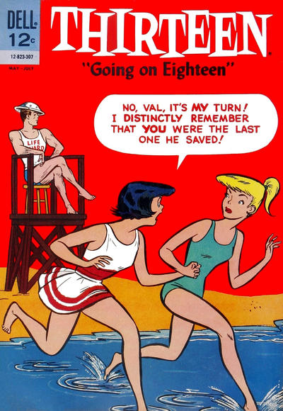 Cover for Thirteen (Dell, 1962 series) #7