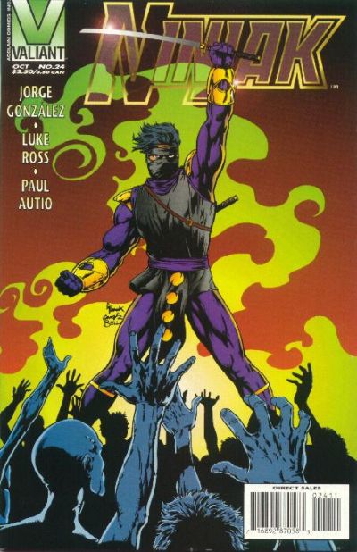 Cover for Ninjak (Acclaim / Valiant, 1994 series) #24