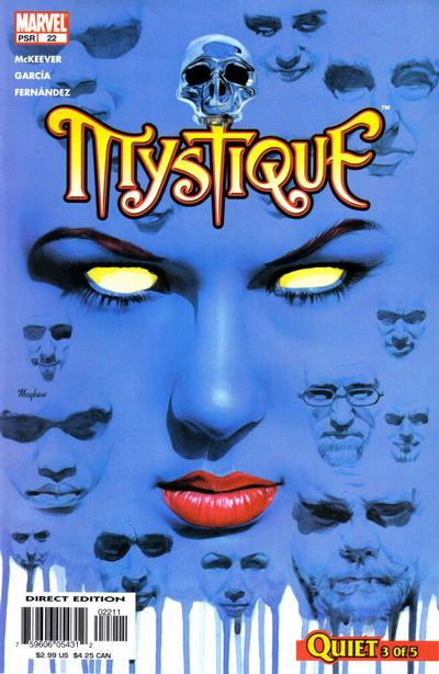 Cover for Mystique (Marvel, 2003 series) #22