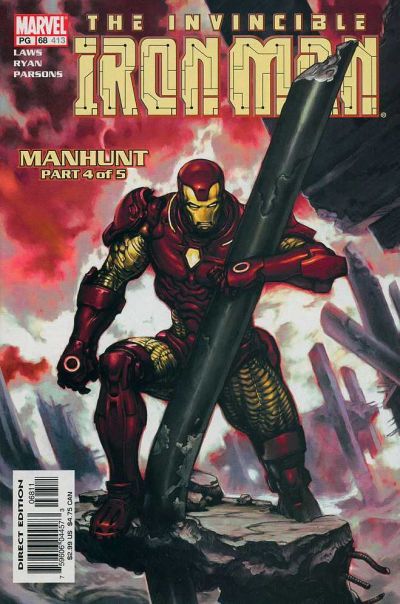 Cover for Iron Man (Marvel, 1998 series) #68 (413) [Direct Edition]
