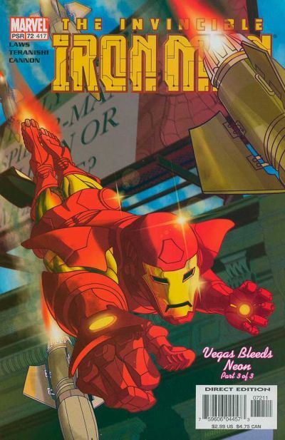 Cover for Iron Man (Marvel, 1998 series) #72 (417) [Direct Edition]