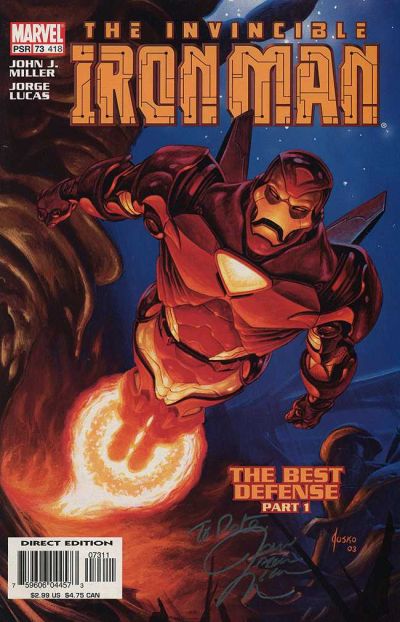 Cover for Iron Man (Marvel, 1998 series) #73 (418) [Direct Edition]
