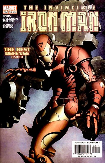 Cover for Iron Man (Marvel, 1998 series) #75 (420) [Direct Edition]
