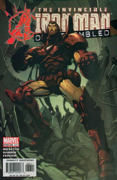 Cover for Iron Man (Marvel, 1998 series) #86 (431) [Direct Edition]