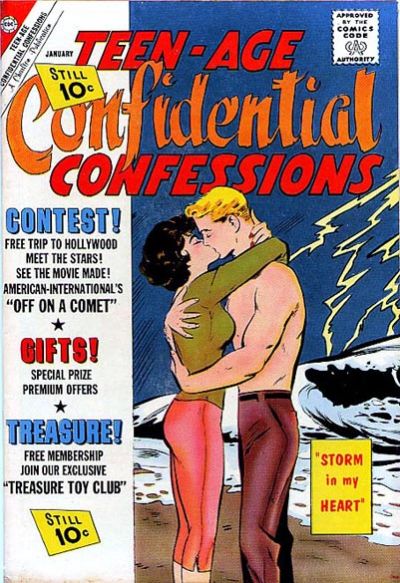 Cover for Teen-Age Confidential Confessions (Charlton, 1960 series) #10
