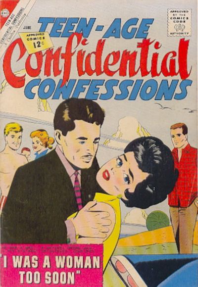 Cover for Teen-Age Confidential Confessions (Charlton, 1960 series) #12