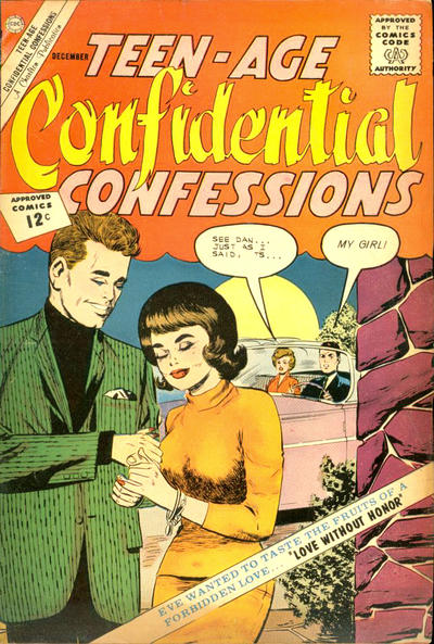 Cover for Teen-Age Confidential Confessions (Charlton, 1960 series) #15