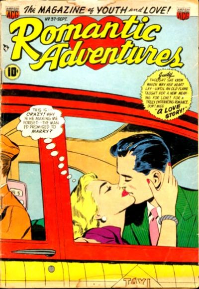 Cover for Romantic Adventures (American Comics Group, 1949 series) #37