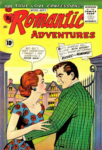 Cover for My Romantic Adventures (American Comics Group, 1956 series) #105