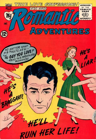 Cover for My Romantic Adventures (American Comics Group, 1956 series) #130