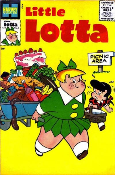 Cover for Little Lotta (Harvey, 1955 series) #4