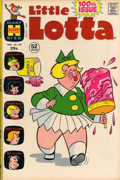 Cover for Little Lotta (Harvey, 1955 series) #100