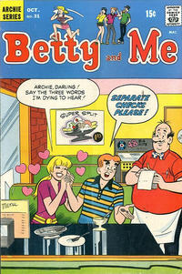 Cover Thumbnail for Betty and Me (Archie, 1965 series) #31