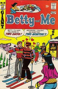 Cover Thumbnail for Betty and Me (Archie, 1965 series) #48
