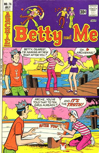Cover Thumbnail for Betty and Me (Archie, 1965 series) #76