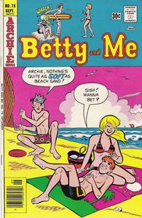 Cover Thumbnail for Betty and Me (Archie, 1965 series) #78