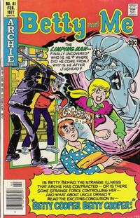 Cover for Betty and Me (Archie, 1965 series) #81