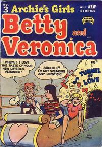 Cover Thumbnail for Archie's Girls Betty and Veronica (Archie, 1950 series) #3