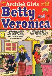 Cover Thumbnail for Archie's Girls Betty and Veronica (Archie, 1950 series) #16