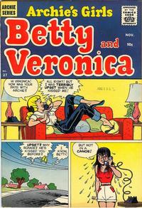 Cover Thumbnail for Archie's Girls Betty and Veronica (Archie, 1950 series) #27