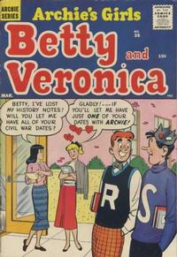 Cover Thumbnail for Archie's Girls Betty and Veronica (Archie, 1950 series) #35
