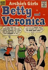 Cover for Archie's Girls Betty and Veronica (Archie, 1950 series) #38