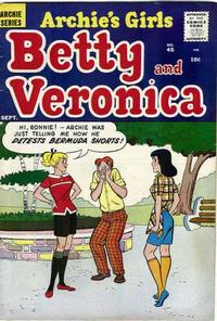 Cover Thumbnail for Archie's Girls Betty and Veronica (Archie, 1950 series) #45