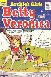 Cover for Archie's Girls Betty and Veronica (Archie, 1950 series) #47