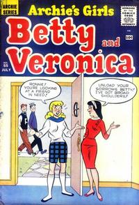 Cover for Archie's Girls Betty and Veronica (Archie, 1950 series) #55