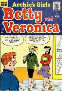 Cover Thumbnail for Archie's Girls Betty and Veronica (Archie, 1950 series) #65