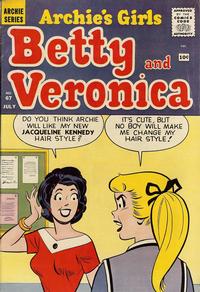 Cover for Archie's Girls Betty and Veronica (Archie, 1950 series) #67