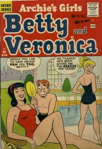 Cover for Archie's Girls Betty and Veronica (Archie, 1950 series) #68