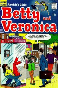 Cover for Archie's Girls Betty and Veronica (Archie, 1950 series) #133