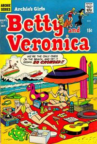 Cover for Archie's Girls Betty and Veronica (Archie, 1950 series) #165