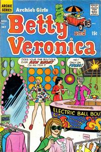 Cover for Archie's Girls Betty and Veronica (Archie, 1950 series) #167
