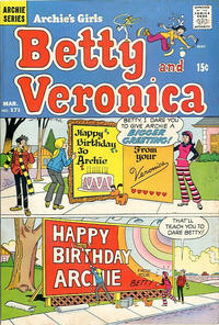 Cover Thumbnail for Archie's Girls Betty and Veronica (Archie, 1950 series) #171