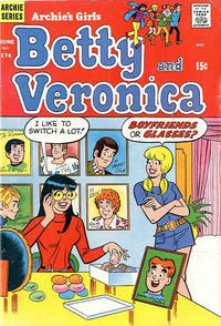 Cover Thumbnail for Archie's Girls Betty and Veronica (Archie, 1950 series) #174