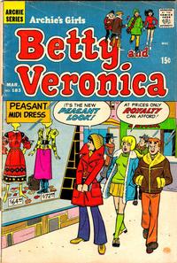 Cover Thumbnail for Archie's Girls Betty and Veronica (Archie, 1950 series) #183