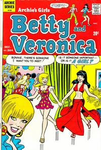 Cover for Archie's Girls Betty and Veronica (Archie, 1950 series) #204