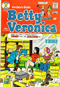 Cover for Archie's Girls Betty and Veronica (Archie, 1950 series) #212