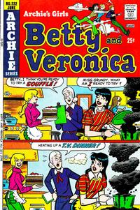 Cover for Archie's Girls Betty and Veronica (Archie, 1950 series) #222